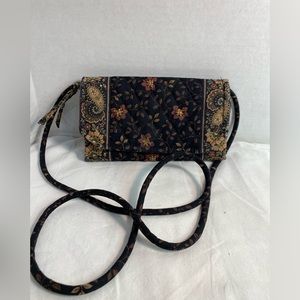 Retired Pattern Vera Bradley Clutch Crossbody Bag